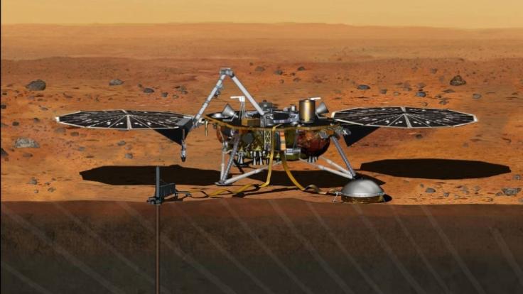 Nasa visualisiert den Marslander
