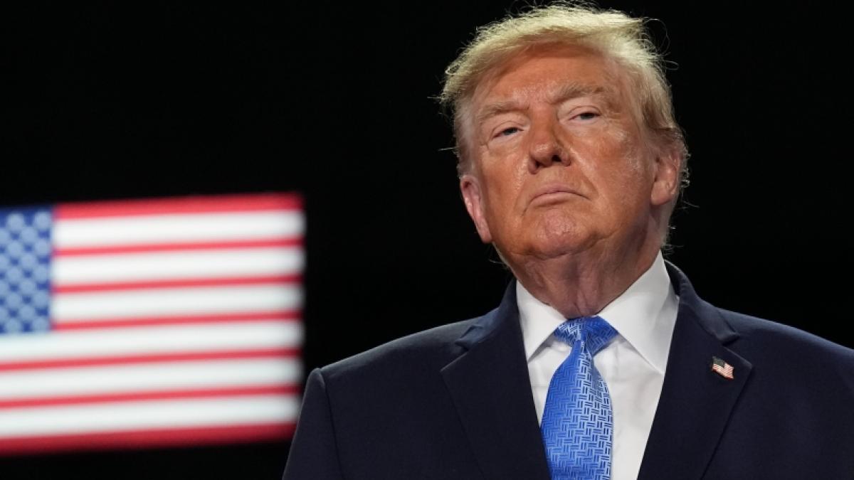 Donald Trump wurde gegen&uuml;ber einem Protestanten ausf&auml;llig. (Foto)