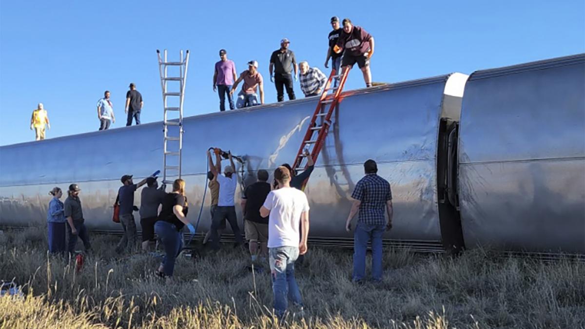 Bei einem Zugungl&uuml;ck im US-Staat Montana sind mindestens drei Menschen ums Leben gekommen und mehr als 50 weitere verletzt worden. (Foto)
