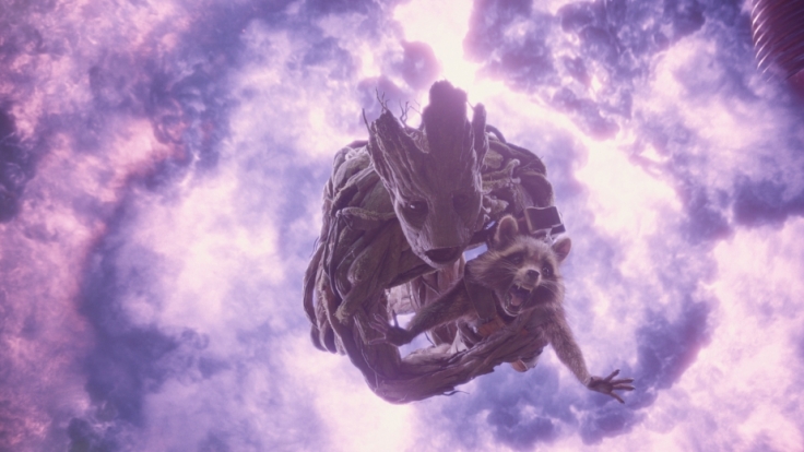 Jetzt schon die Lieblinge der Kinogänger: Groot und Rocket.