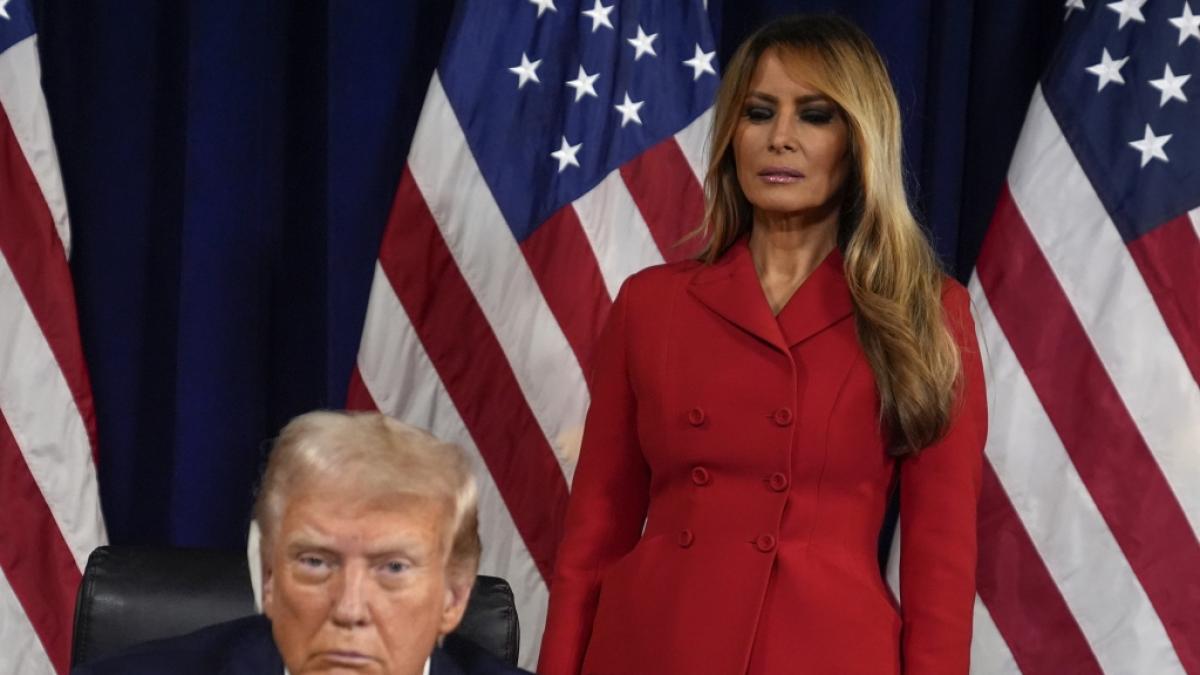 Die fr&uuml;here First Lady wirkte beim Parteitag der Republikaner zun&auml;chst noch etwas unsicher. (Foto)