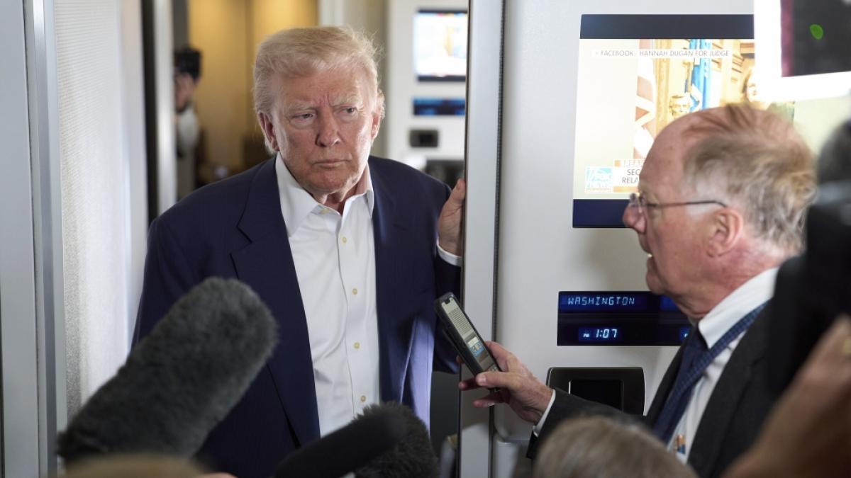 Mit Donald Trumps Wirtschaftspolitik sind viele Amerikaner unzufrieden. (Foto)