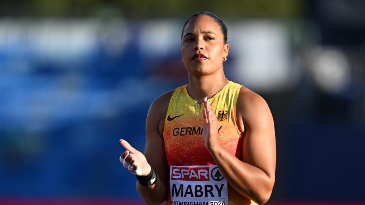 Die deutsche Kugelsto&szlig;erin Yemisi Mabry zeigte sich ver&auml;rgert &uuml;ber ein ARD-Interview bei der Leichtathletik-EM in Birmingham. (Foto)