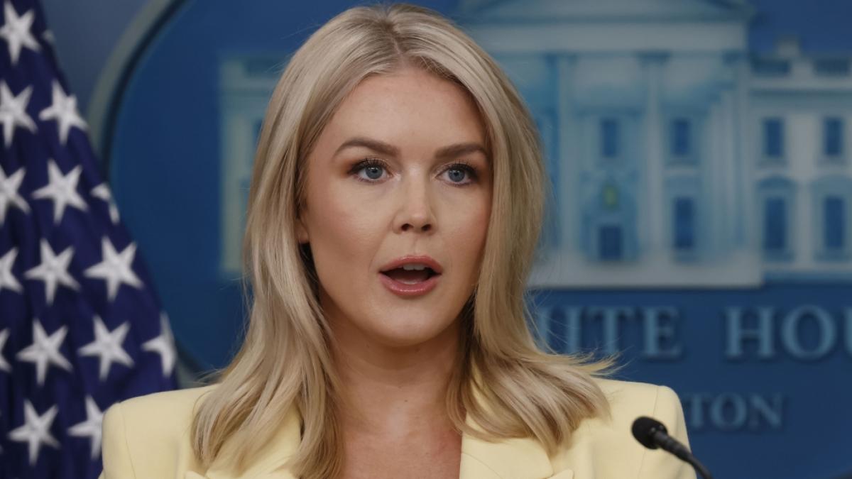 Karoline Leavitt war bis August 2026 f&uuml;r Trump Pressesprecherin im Wei&szlig;en Haus. (Foto)