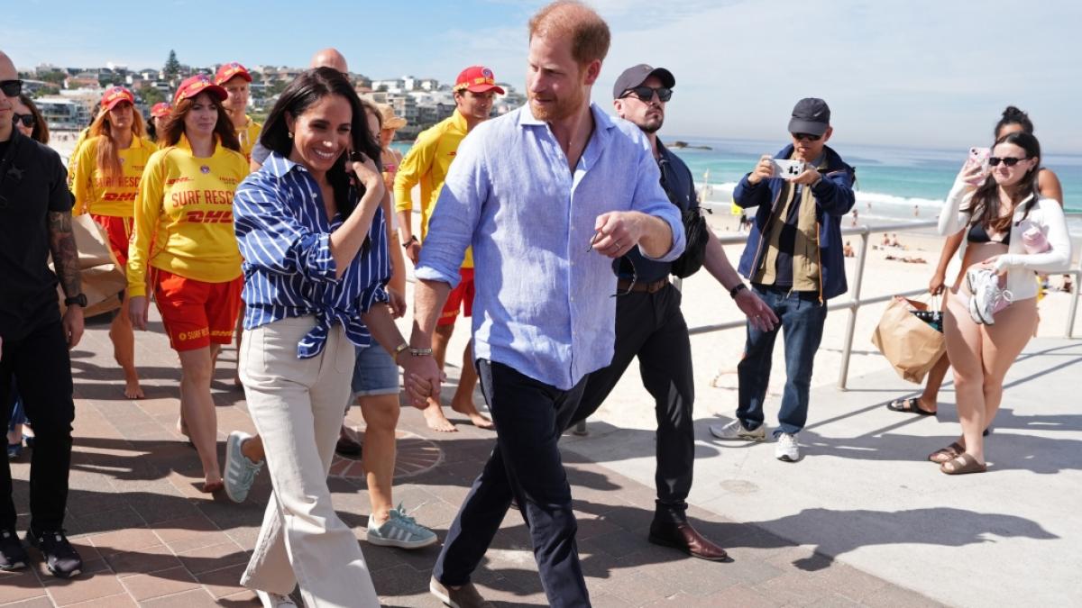Nach ihrem Gro&szlig;britannien-Besuch kassieren Prinz Harry und Meghan Markle weiter b&ouml;se Schelte von Royals-Experten. (Foto)