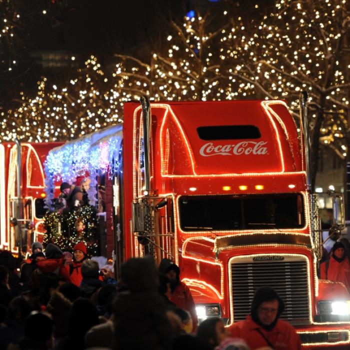 Heute in Berlin! HIER besuchen uns die Weihnachtstrucks