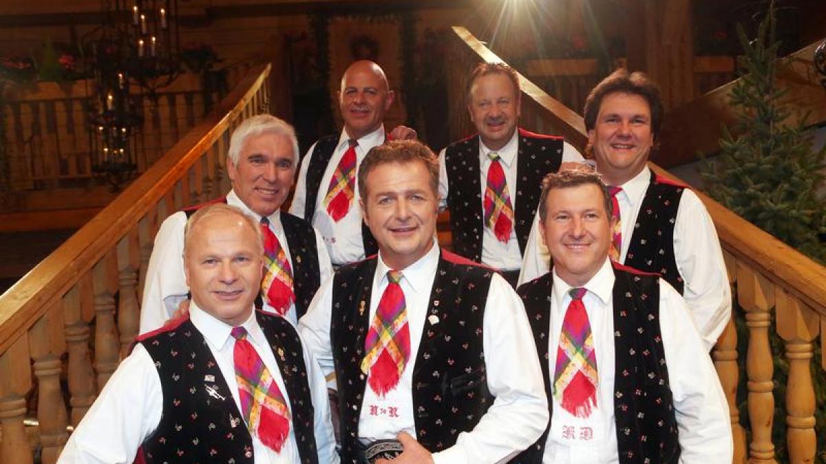 Norbert Rier und die Kastelruther Spatzen. (Foto)