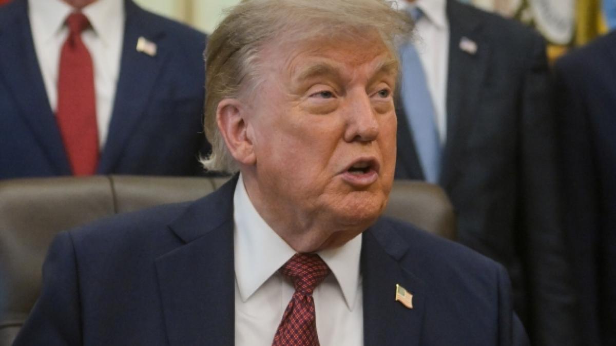 Wieder einmal gibt es Wirbel um den Gesundheitszustand von Donald Trump. (Foto)