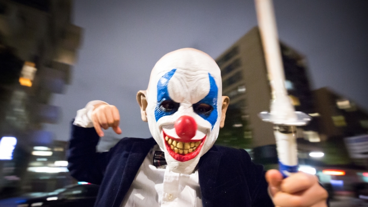 Horror-Clowns verbreiten vor Halloween wieder Angst und Schrecken (Foto)
