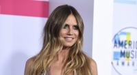 Heidi Klum inszenierte sich im heißen Hippie-Look.