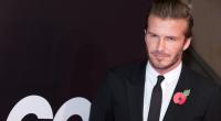 David Beckham ordnet alles in einer geraden Linie oder Anzahl.