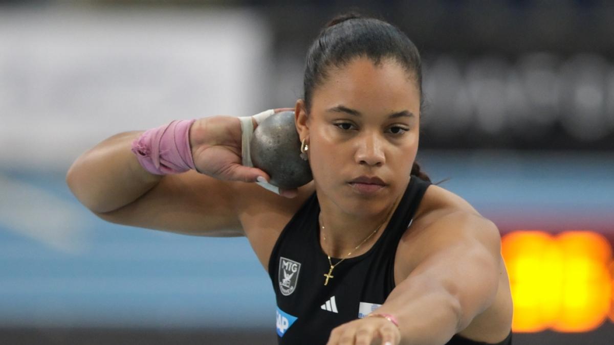 Kugelsto&szlig;erin Yemisi Ogunleye hat bei den Hallen-Weltmeisterschaften der Leichtathleten mit Silber die erste deutsche Medaille seit sechs Jahren gewonnen. (Foto)
