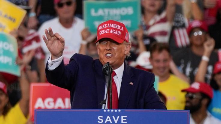 Donald Trump warnt vor den "radikalen Linken".