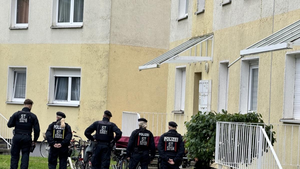 Bei Wolmirstedt bei Magdeburg kam es bei einer privaten EM-Party zu einer Messer-Attacke. (Foto)