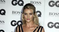 Rosie Huntington-Whiteley zeigte sich im eleganten Spitzen-Kleid.