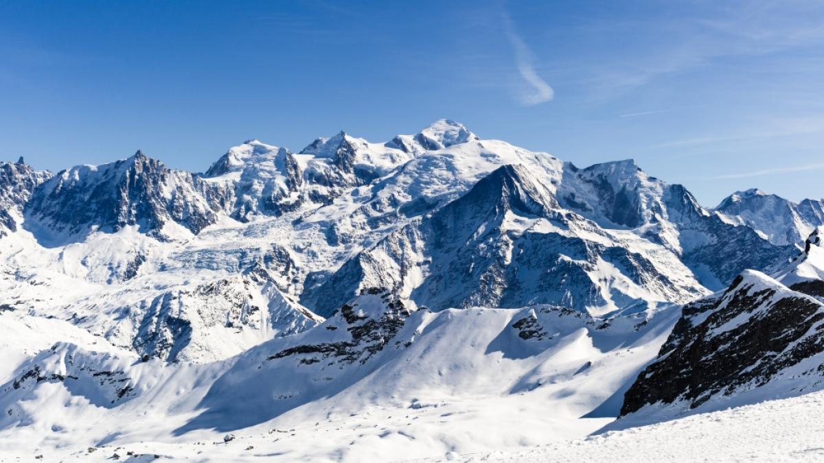 Am Montblanc wurde ein deutsches Paar durch herabst&uuml;rzendes Gletscher-Eis get&ouml;tet. (Foto)