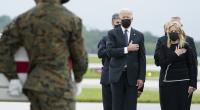 Joe Biden erhielt viel Kritik für sein Auftreten bei der Überführung der gefallenen US-Soldaten.