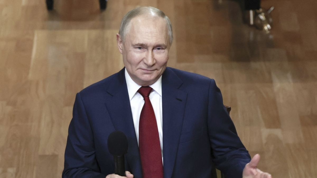 Wladimir Putin (Foto) hat einen neuen Kommandeur im Ukraine-Krieg ernannt. (Foto)