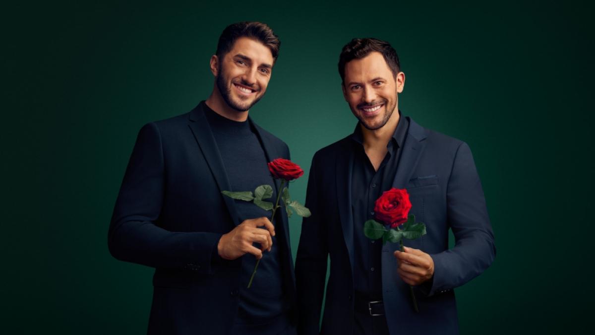 Herzen im Doppelpack zu vergeben: F&uuml;r welche Kandidatinnen entscheiden sich Dennis Gries (li.) und Sebastian Klaus (re.) im Finale von "Die Bachelors" bei RTL? (Foto)