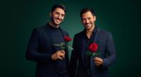 Herzen im Doppelpack zu vergeben: Für welche Kandidatinnen entscheiden sich Dennis Gries (li.) und Sebastian Klaus (re.) im Finale von 