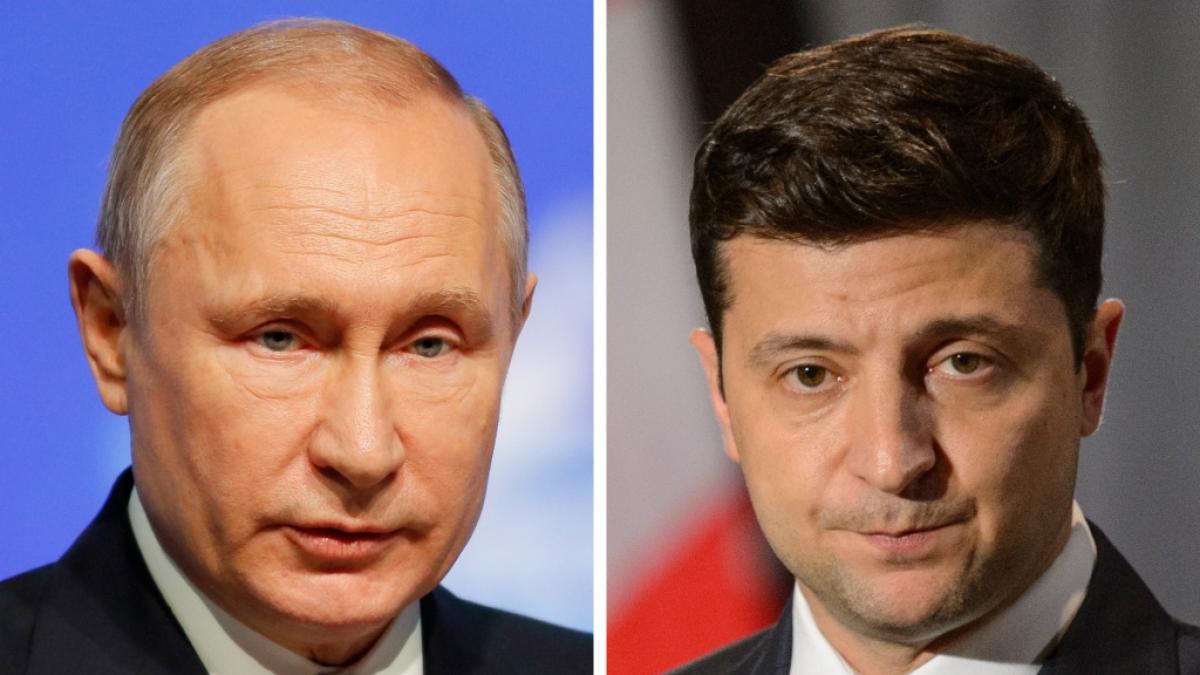 Anders als ihre Doppelg&auml;nger w&uuml;rden sich Wladimir Putin und Wolodymyr Selenskyj wohl nie gegenseitig retten. (Foto)