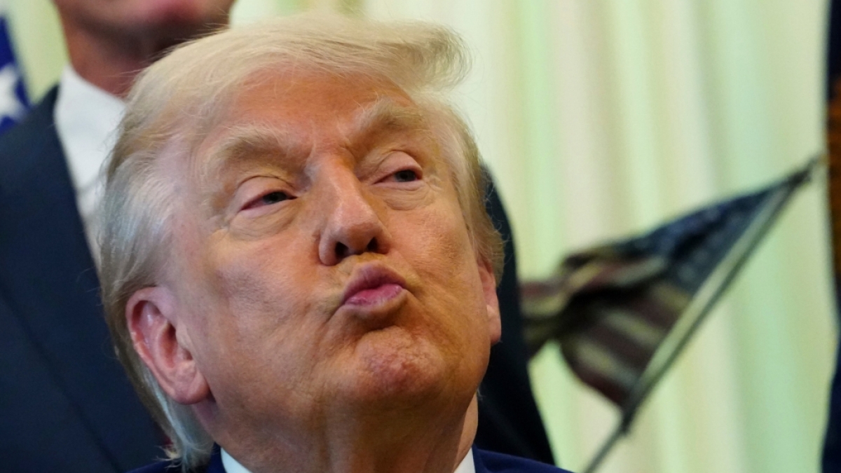 Donald Trump wurde Opfer einer fiesen Kilo-Attacke. (Foto)