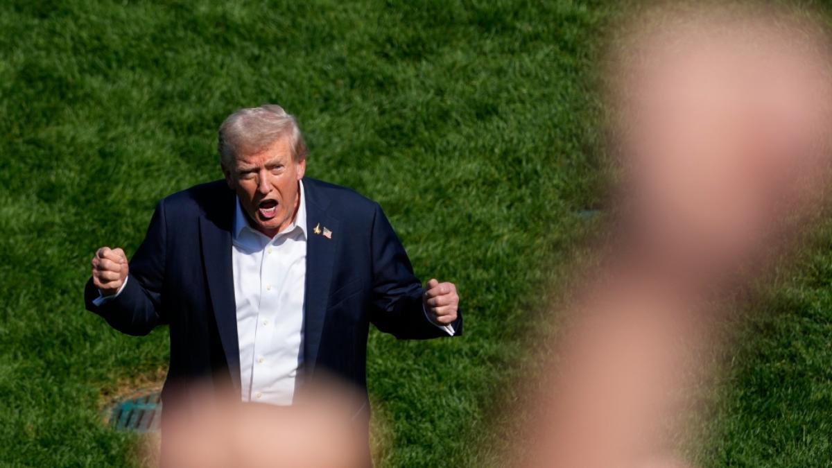 Donald Trump nutzt nur zu gern seine eigene Social-Media-Plattform "Truth Social", um neue Krawall-Ansagen in die Welt hinaus zu posaunen. (Foto)