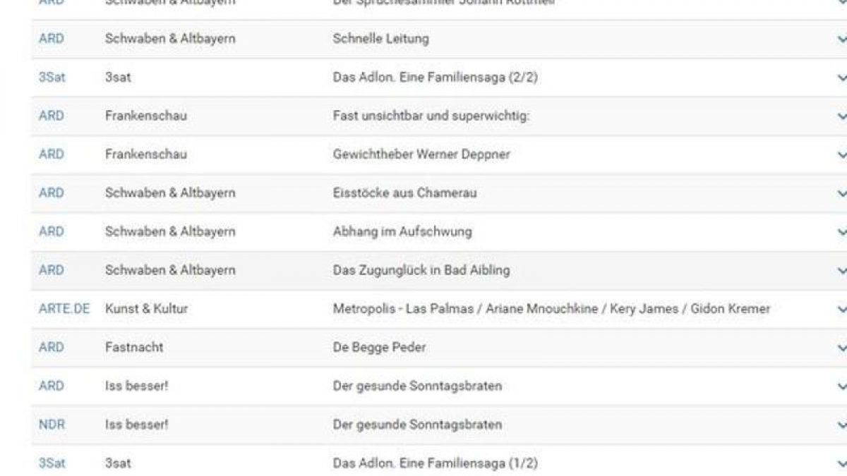 Die Internetseite MediathekViewWeb bietet dem Nutzer einen guten &Uuml;berblick &uuml;ber alle verf&uuml;gbaren Videos der &ouml;ffentlichen-rechtlichen TV-Sender. (Foto)