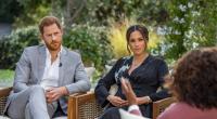 Meghan Markle und Prinz Harry während ihres Interviews mit Oprah.