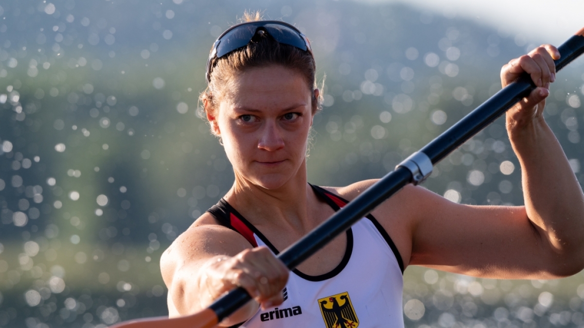 Kanutin Steffi Kriegerstein in Aktion. (Foto)