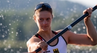 Kanutin Steffi Kriegerstein in Aktion.