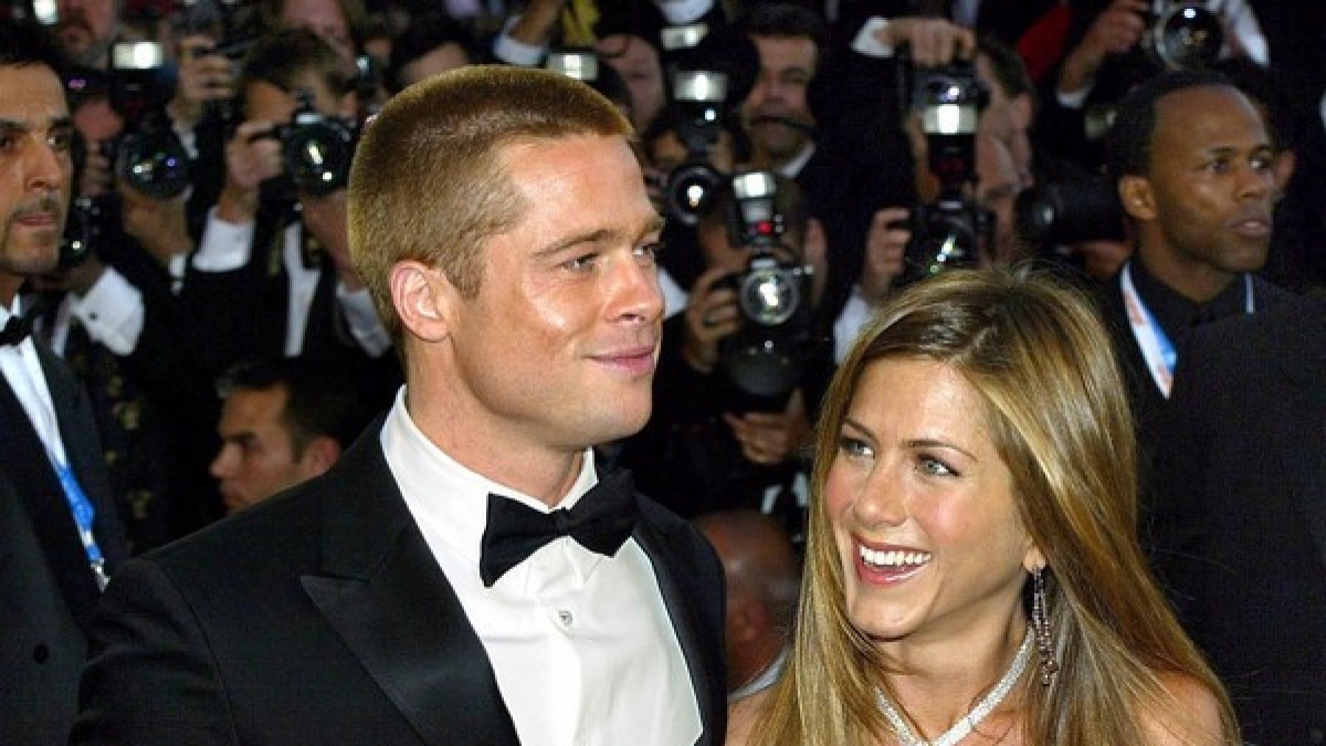 Brad Pitt und Jennifer Aniston in Pre-Angelina-Jolie-Tagen. (Foto)