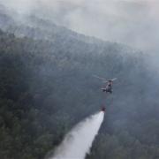 Ein Hubschrauber der Bundespolizei vom Typ 