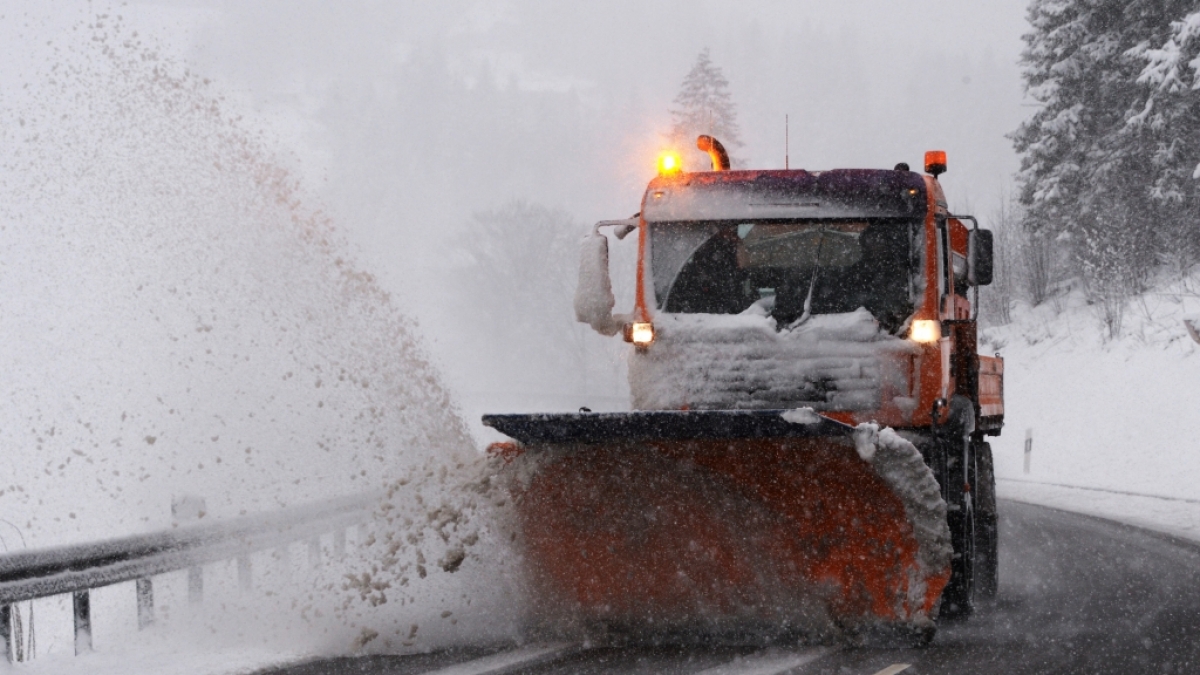 Wintereinbruch in S&uuml;ddeutschland. (Foto)