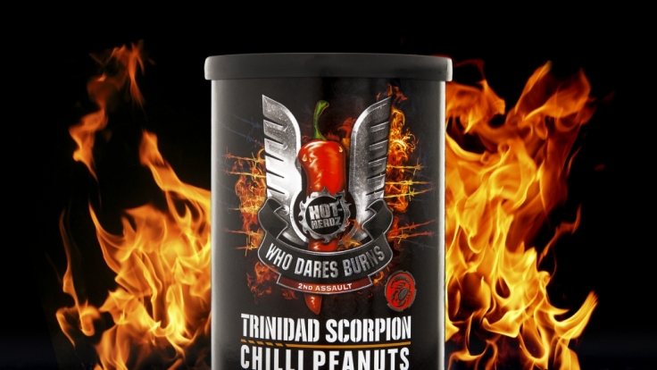 Trinidad Scorpion Chilli Peanuts (8,49 Euro).