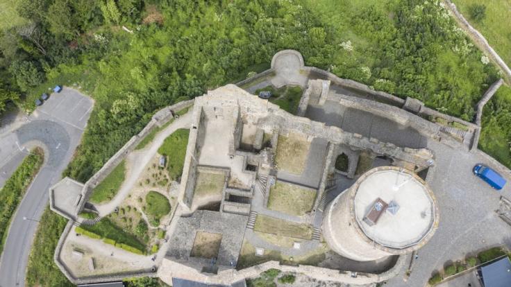 Unweit der Burgruine Gleiberg in Hessen kam es am Wochenende zu einer tödlichen Messer-Attacke (Symbolbild).
