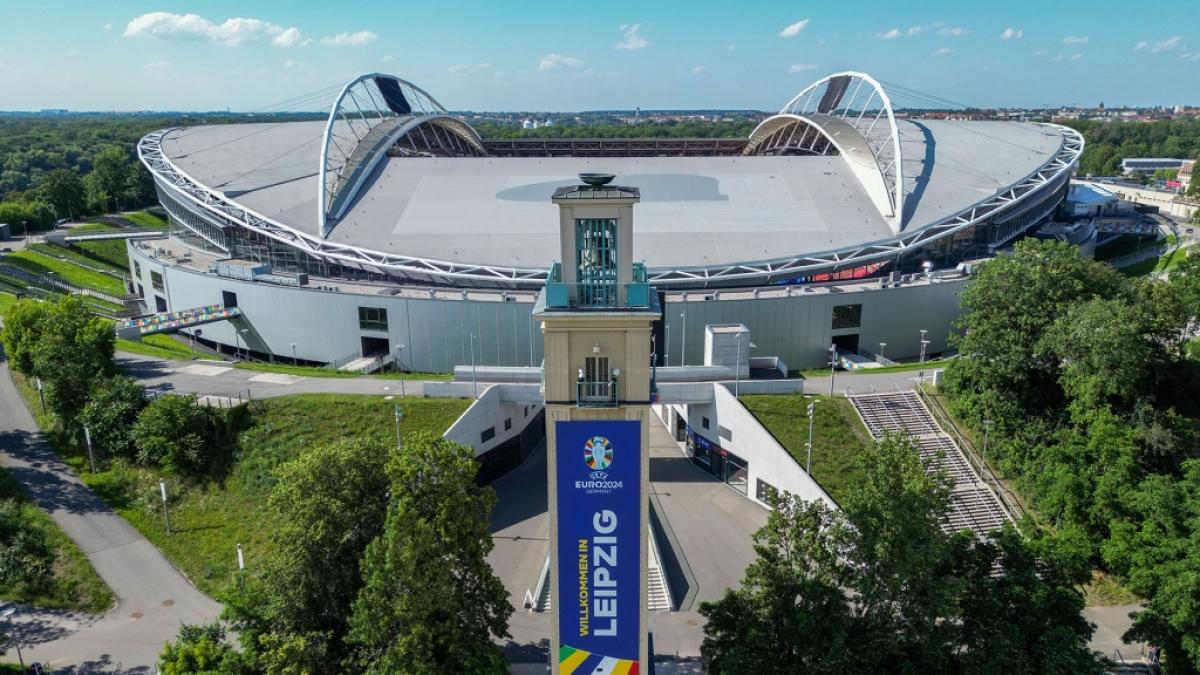 Am 18.06.2024 findet das erste EM-Spiel im Stadion Leipzig statt. (Foto)