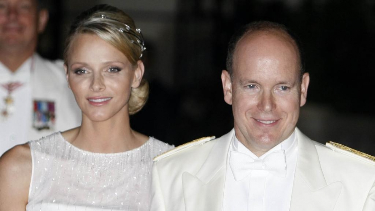 Albert und Charlene (Foto)