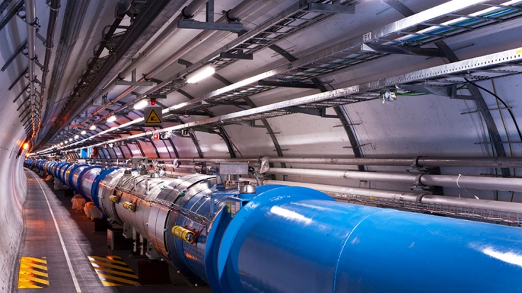 Vor dem Forschungszentrum Cern soll angeblich ein Mensch geopfert worden sein.