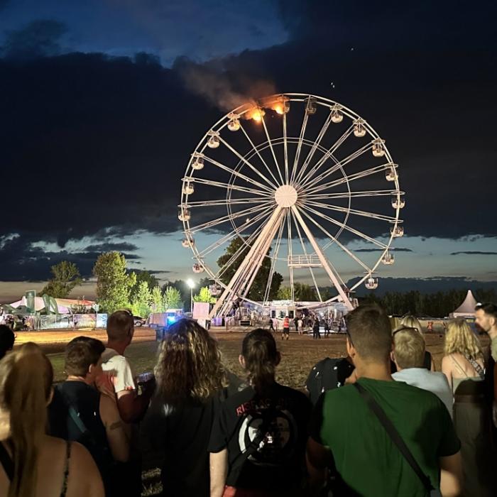 Riesenrad in Flammen -  Nun gibt es erste Hinweise zur Brandursache