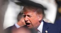 Donald Trump stürmte plötzlich davon.
