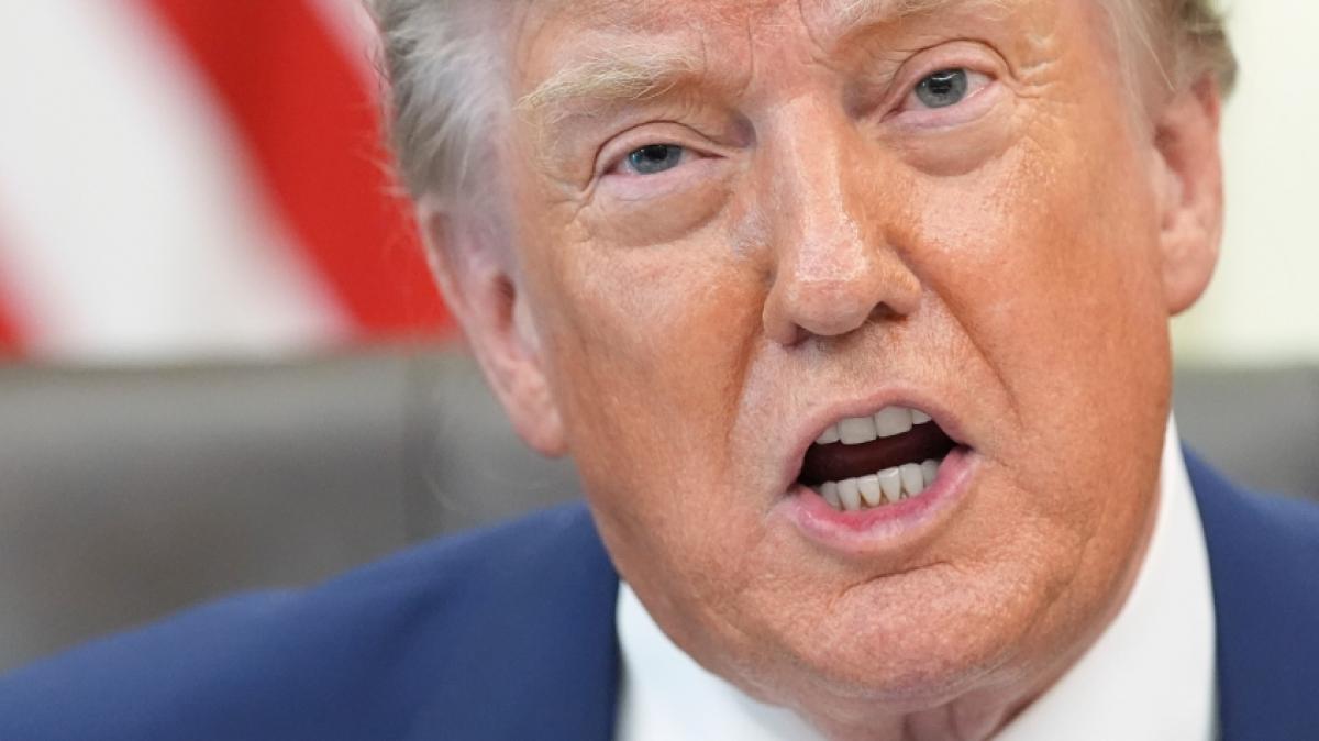 Donald Trump wurde auf einem Republikaner-Parteitag br&uuml;skiert. (Foto)