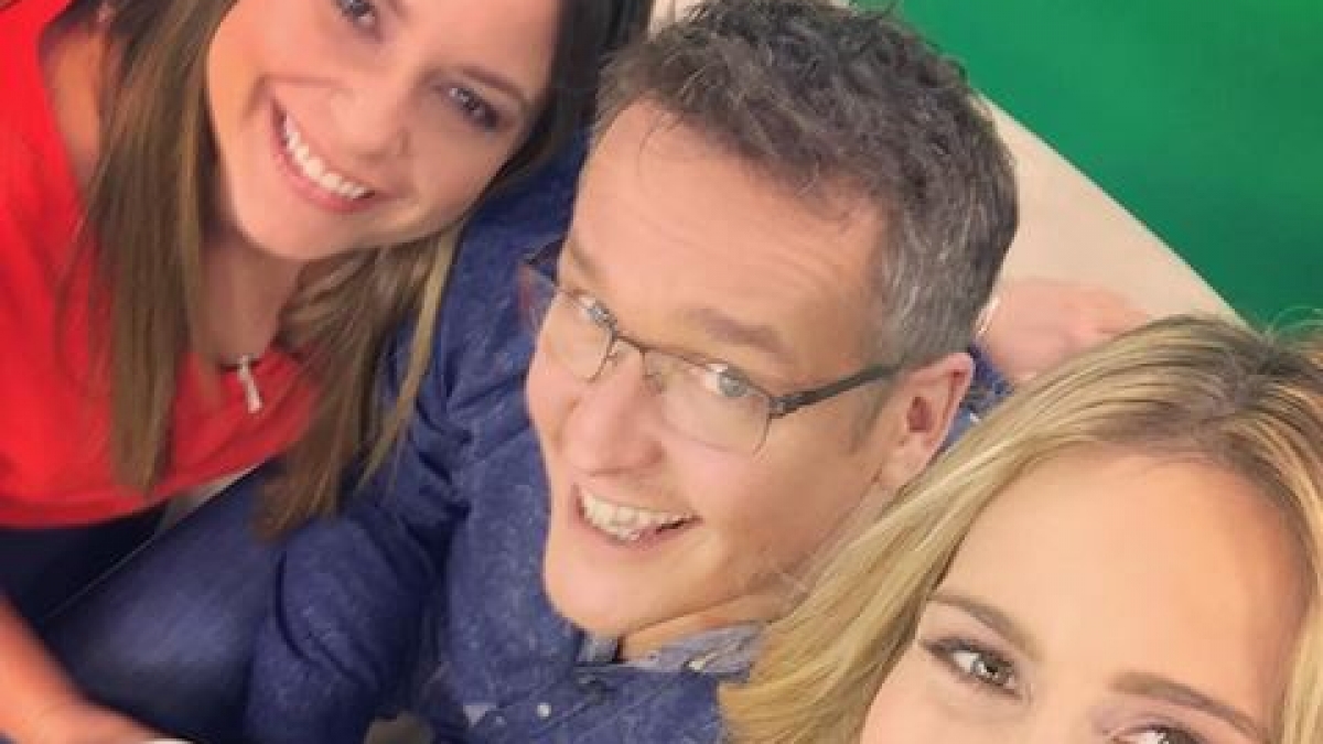 Susanna Ohlen wie immer gut gelaunt bei der Arbeit. (Foto)