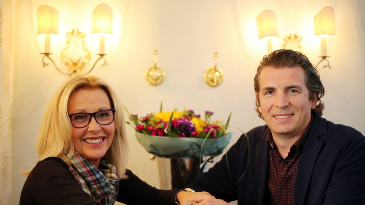 Liebesgl&uuml;ck im zweiten Anlauf: Mit Jean-Marie Maus ist Margarethe Schreinemakers in dritter Ehe verheiratet. (Foto)