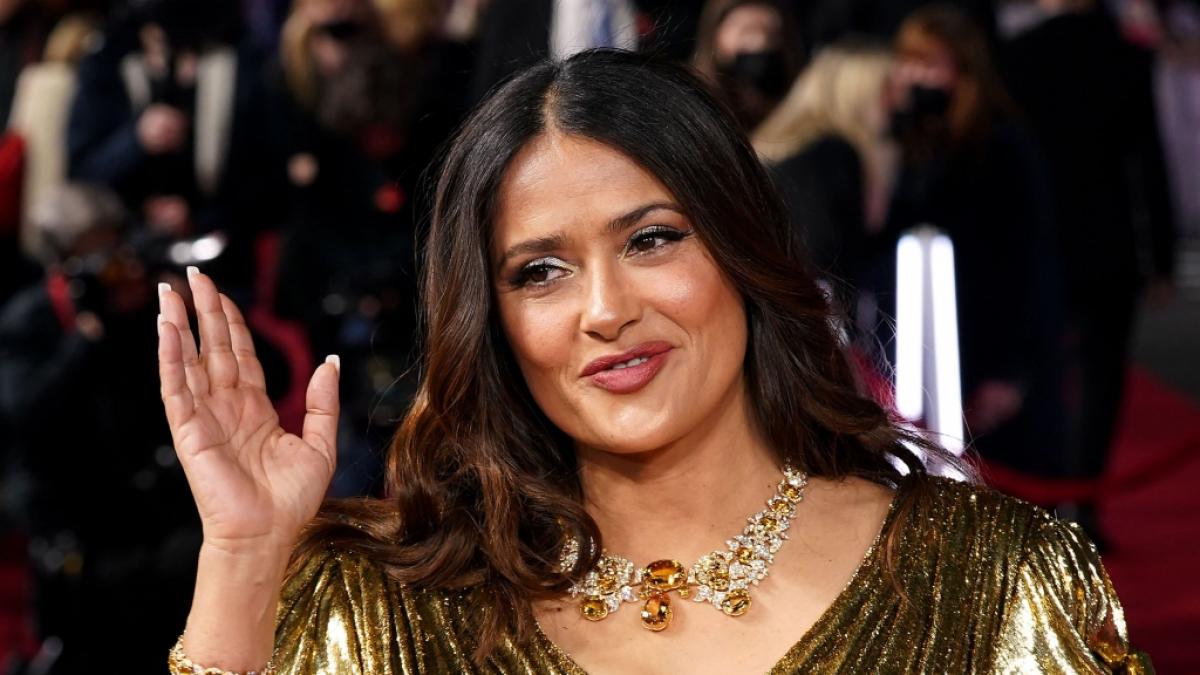 Salma Hayek zeigte ihren Traumbody im Bikini. (Foto)