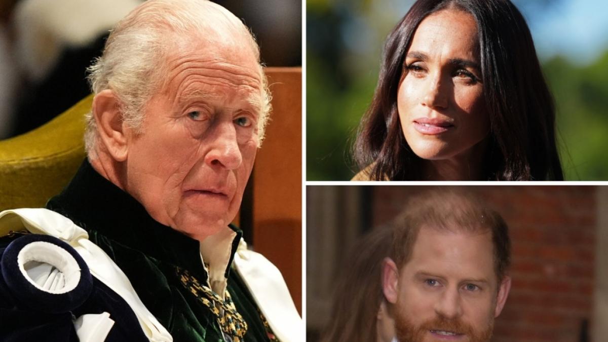 Einmal mehr spielten K&ouml;nig Charles III., Meghan Markle und Prinz Harry Hauptrollen in den Royals-News. (Foto)
