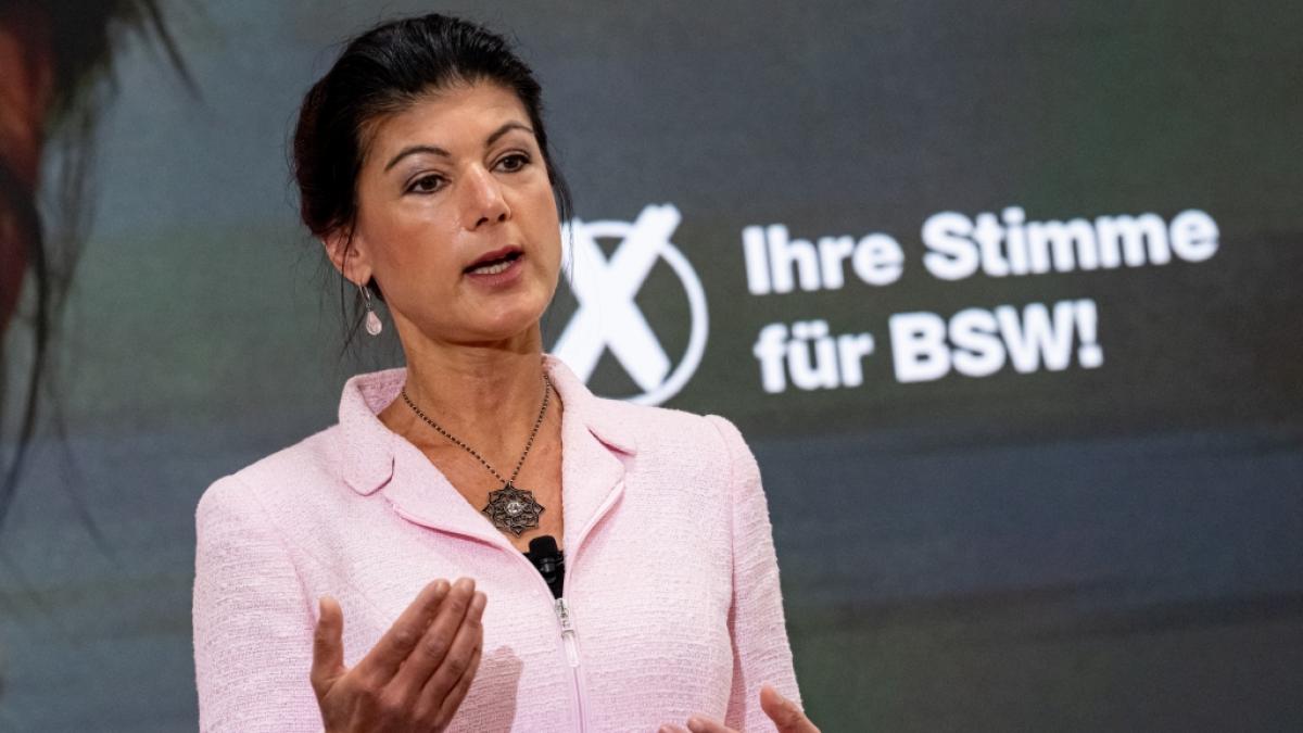 Das B&uuml;ndnis Sahra Wagenknecht gewinnt in einer neuen Umfrage zur Landtagswahl in Th&uuml;ringen an Stimmen. (Foto)