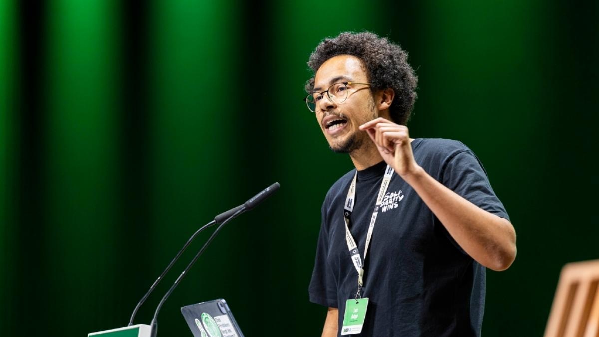 Luis Bobga, Bundessprecher der Gr&uuml;nen Jugend (Foto)