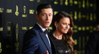 Robert Lewandowski und seine Frau Anna Lewandowska kommen am 29.11.2021 zur Verleihung des Ballon d'Or France im Pariser Théâtre du Châtelet.