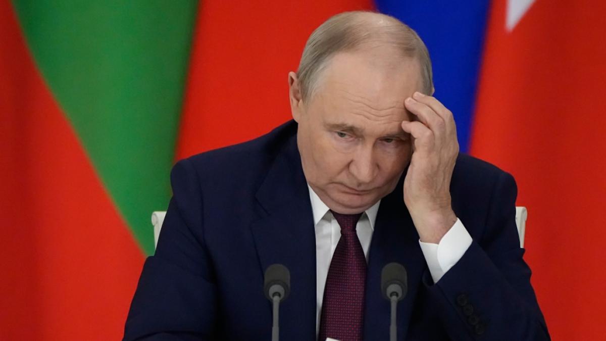 Schlechte Nachrichten f&uuml;r Wladimir Putin: Erneut hat die Ukraine russische &Ouml;l-Anlagen bei Drohnenangriffen getroffen. (Foto)